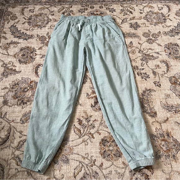 Patagonia Pants - Patagonia Womens Atol Blue Island Hemp Organic Cotton Beach Jogger Pants Size XS